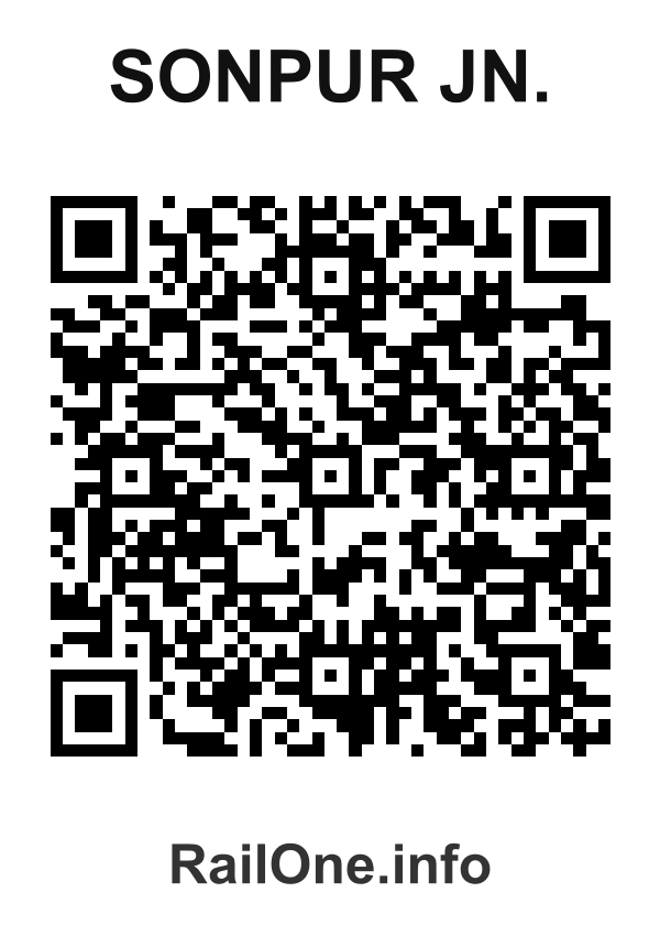 RailOne QR Code for Sonpur Jn. station