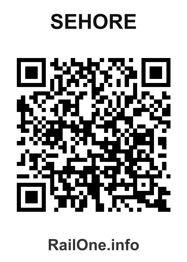 RailOne QR Code for Sehore station