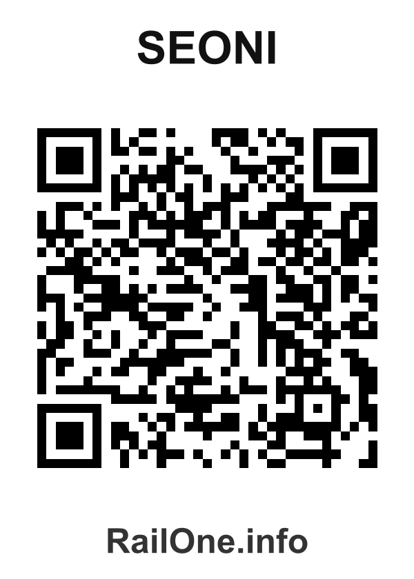 RailOne QR Code for Seoni station