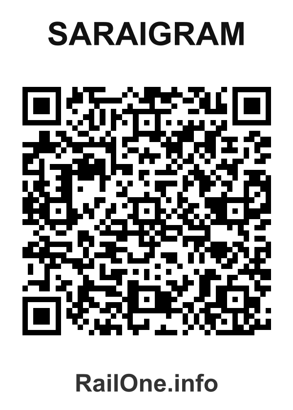 RailOne QR Code for Saraigram station
