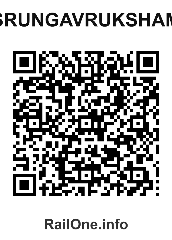 RailOne QR Code for Srungavruksham station