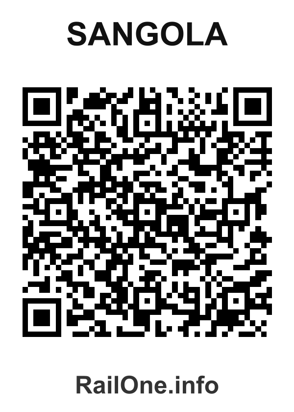 RailOne QR Code for Sangola station