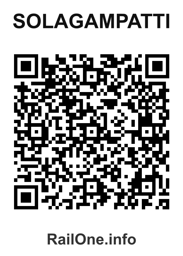 RailOne QR Code for Solagampatti station