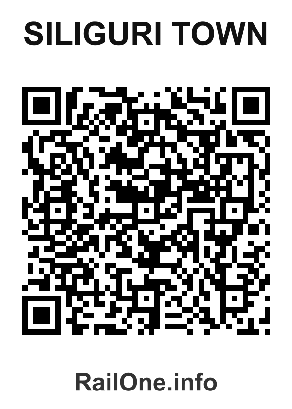 RailOne QR Code for Siliguri Town station