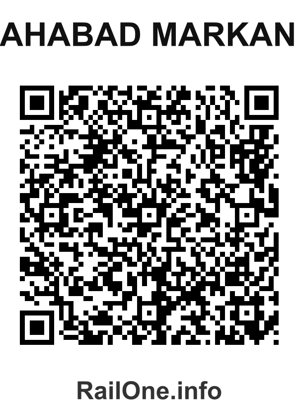 RailOne QR Code for Shahabad Markanda station