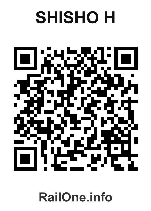RailOne QR Code for Shisho H station