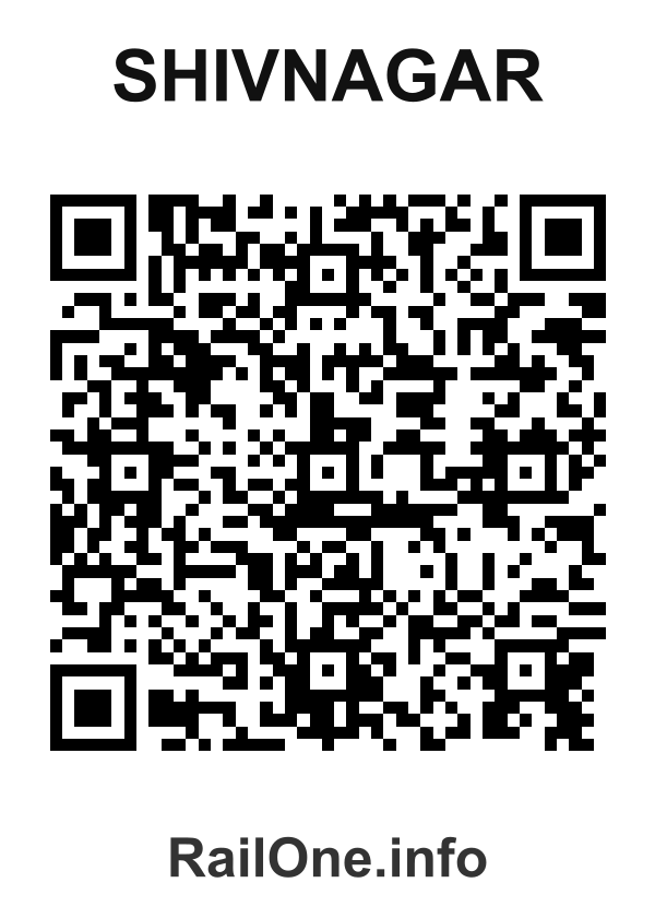RailOne QR Code for Shivnagar station