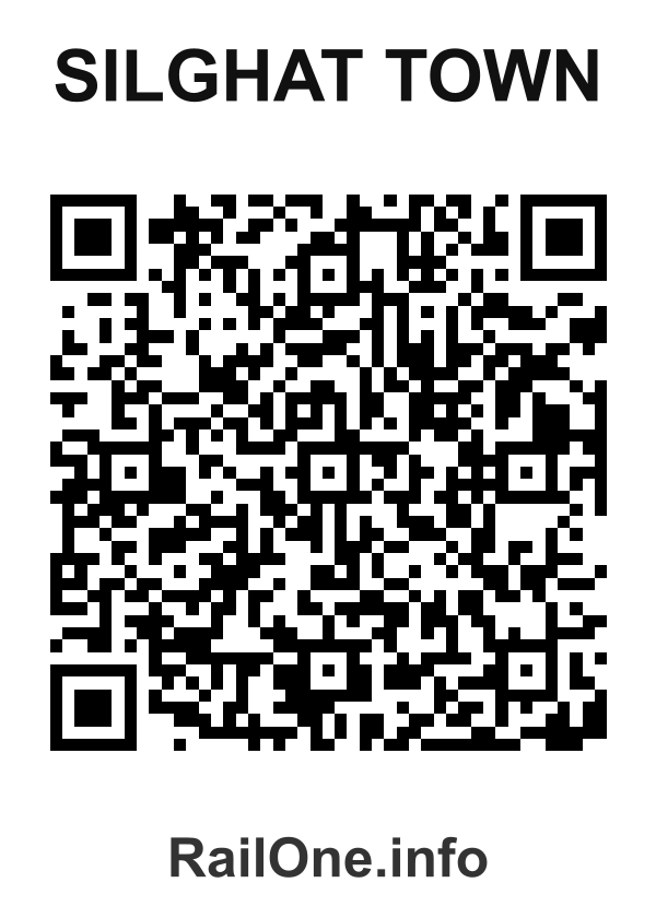 RailOne QR Code for Silghat Town station