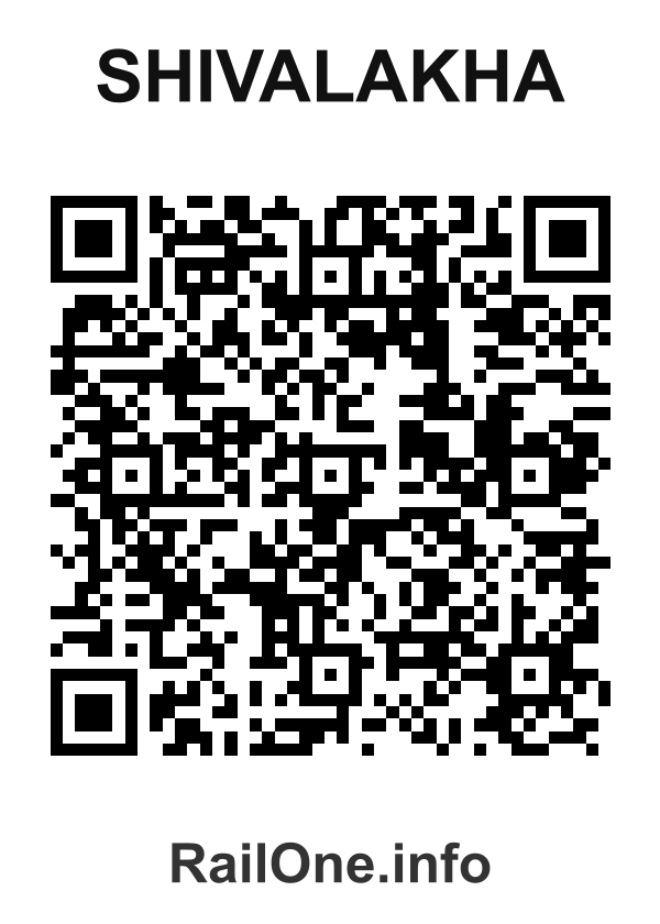 RailOne QR Code for Shivalakha station