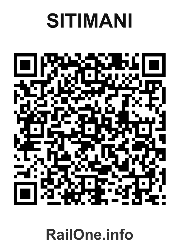 RailOne QR Code for Sitimani station