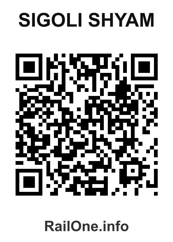 RailOne QR Code for Sigoli Shyam station