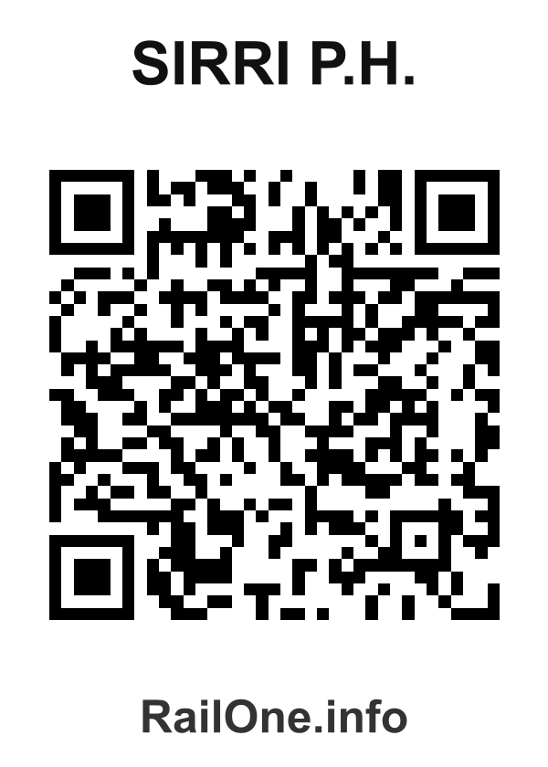 RailOne QR Code for Sirri P.h. station