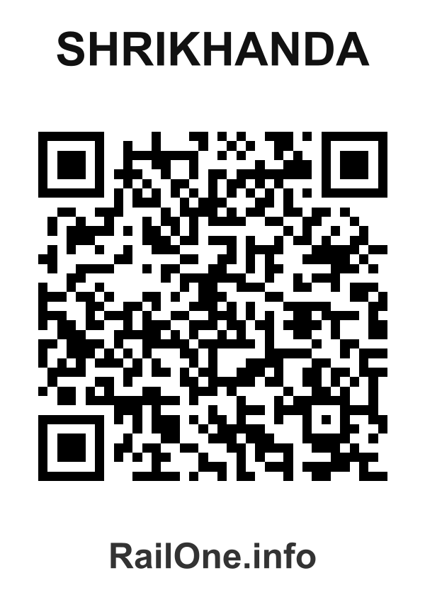 RailOne QR Code for Shrikhanda station