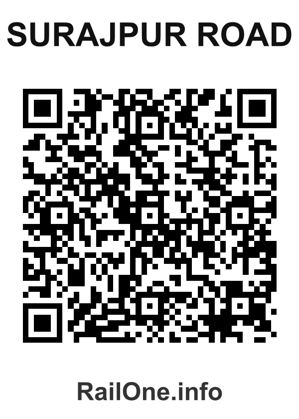 RailOne QR Code for Surajpur Road station