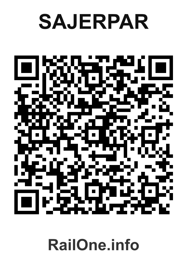 RailOne QR Code for Sajerpar station
