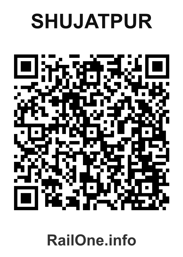 RailOne QR Code for Shujatpur station