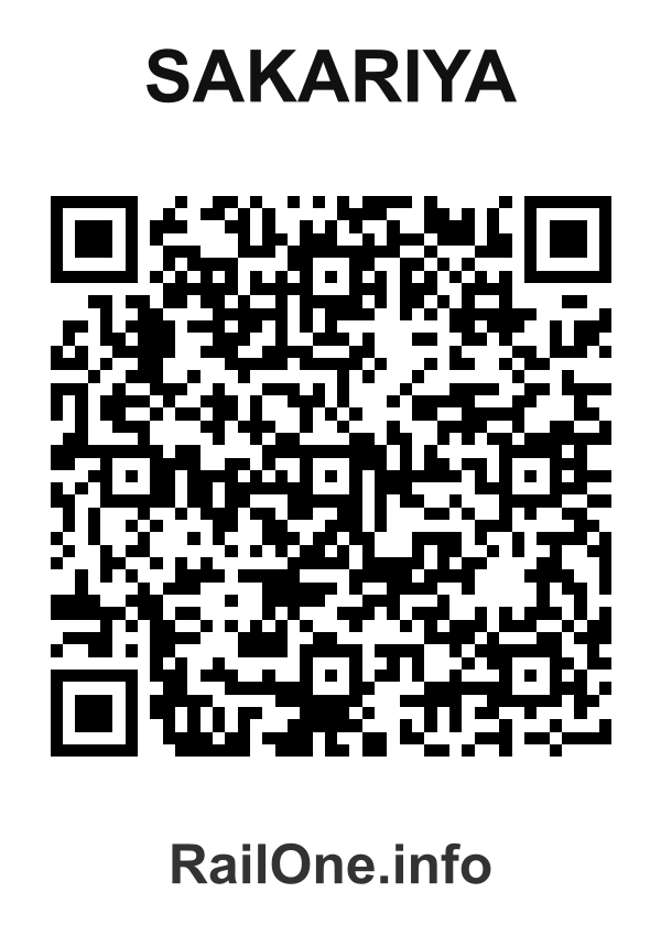 RailOne QR Code for Sakariya station