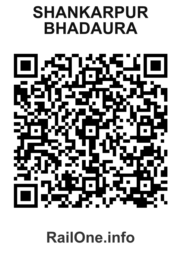 RailOne QR Code for Shankarpur Bhadaura station