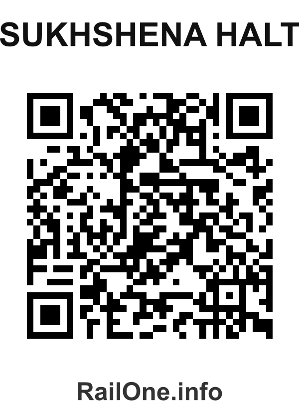 RailOne QR Code for Sukhshena Halt station