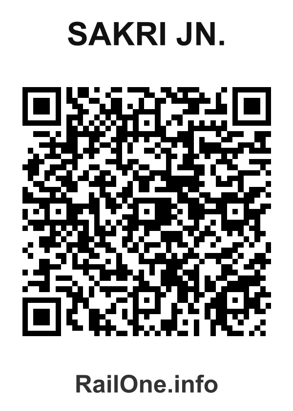 RailOne QR Code for Sakri Jn. station