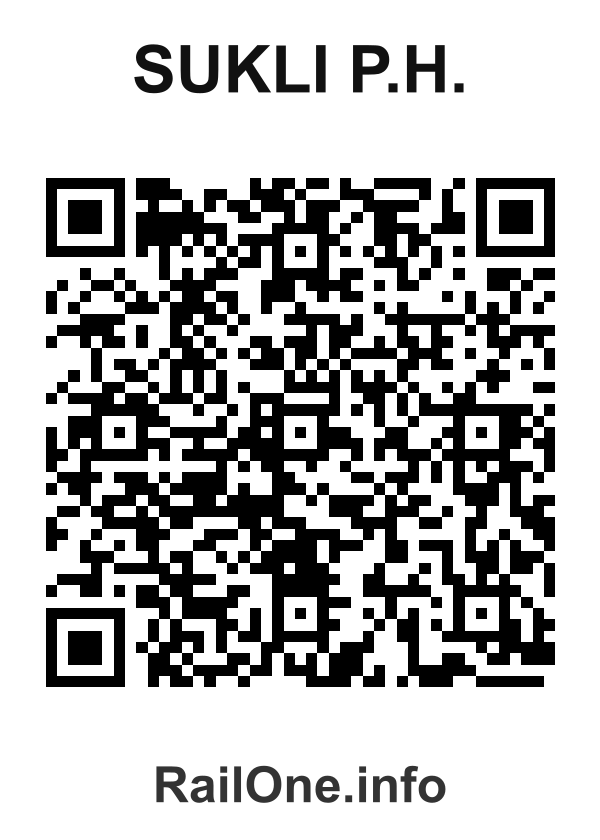 RailOne QR Code for Sukli P.h. station