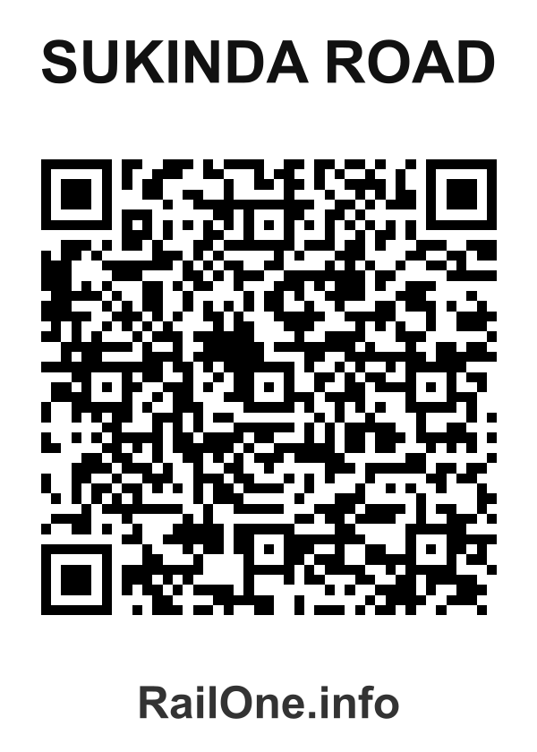 RailOne QR Code for Sukinda Road station