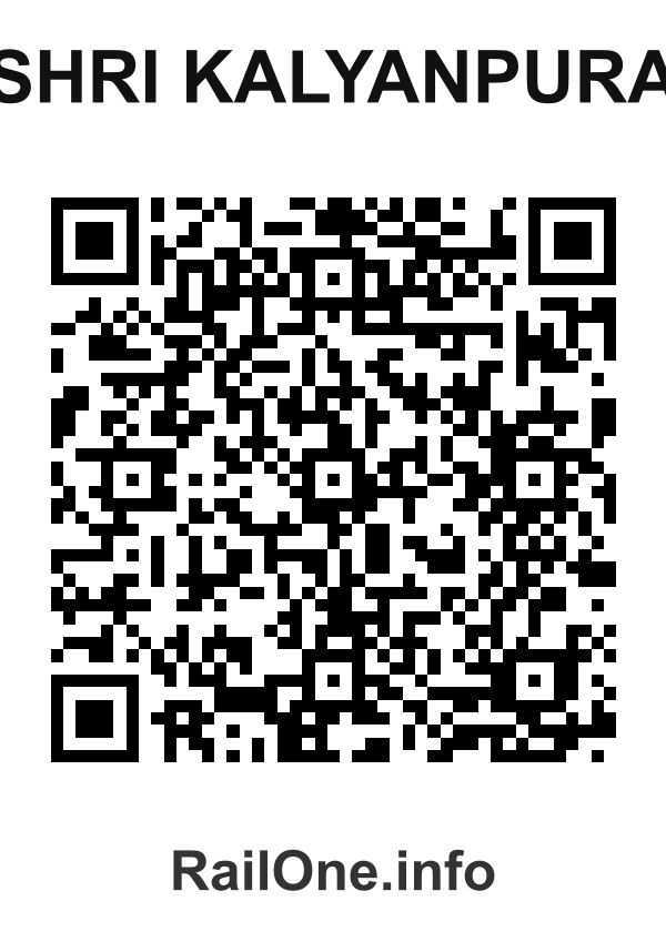 RailOne QR Code for Shri Kalyanpura station