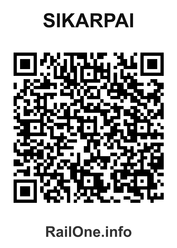 RailOne QR Code for Sikarpai station