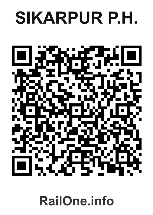 RailOne QR Code for Sikarpur P.h. station