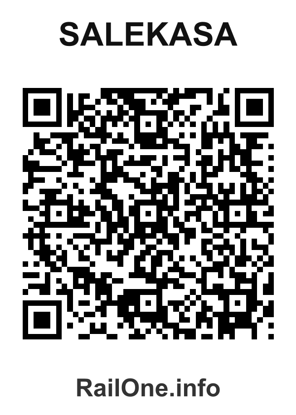 RailOne QR Code for Salekasa station
