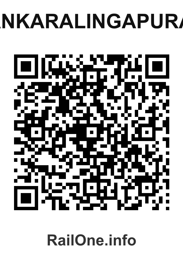 RailOne QR Code for Sankaralingapuram station