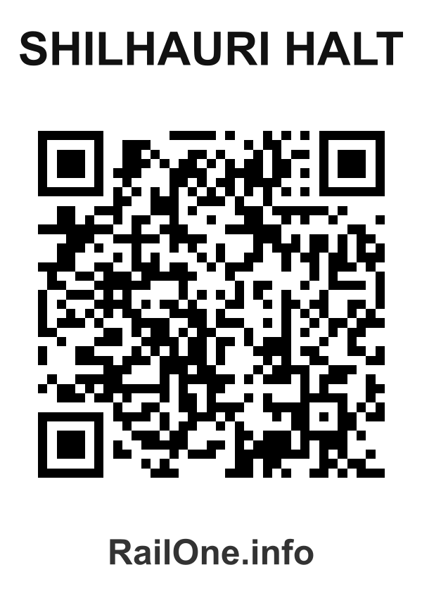 RailOne QR Code for Shilhauri Halt station
