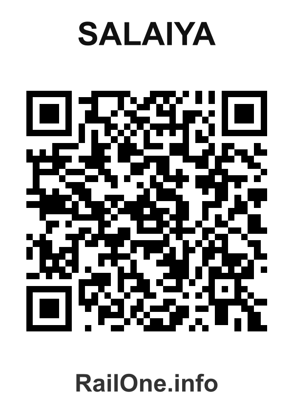 RailOne QR Code for Salaiya station