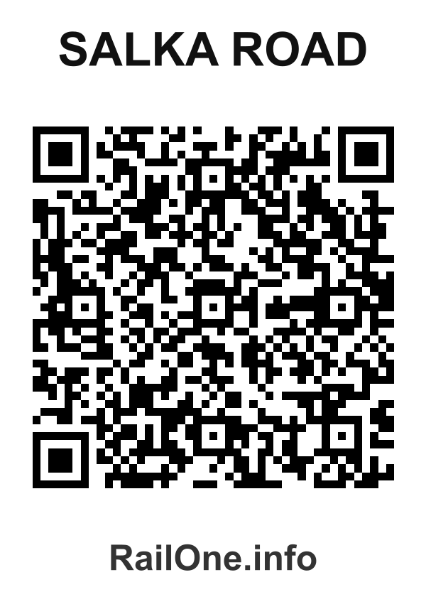 RailOne QR Code for Salka Road station