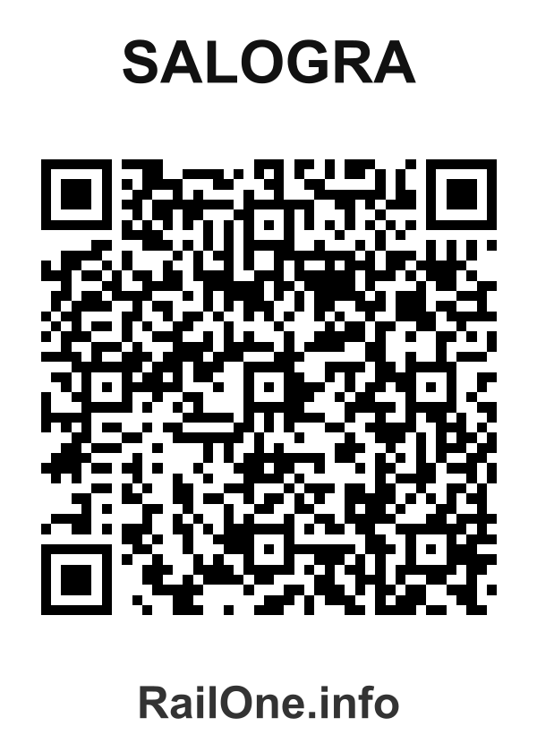 RailOne QR Code for Salogra station