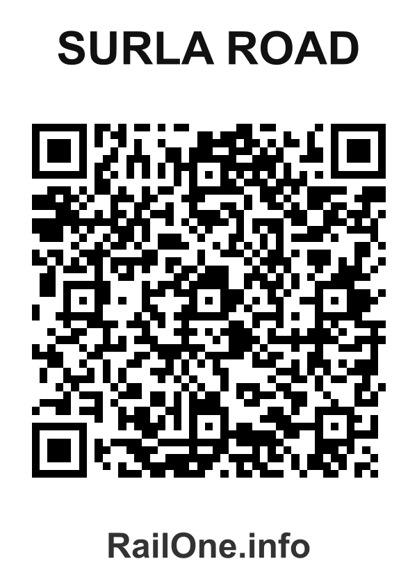 RailOne QR Code for Surla Road station