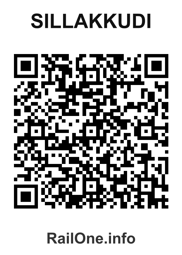 RailOne QR Code for Sillakkudi station
