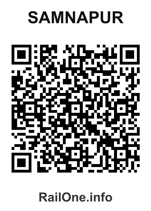 RailOne QR Code for Samnapur station