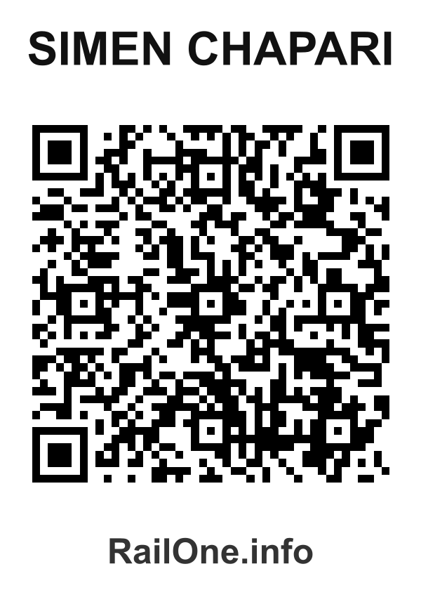 RailOne QR Code for Simen Chapari station