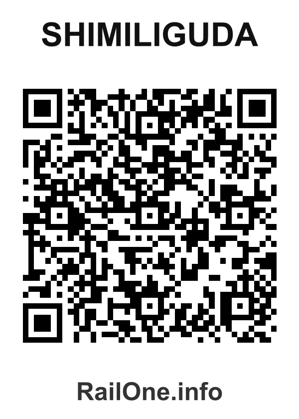 RailOne QR Code for Shimiliguda station