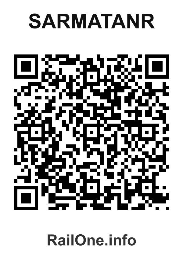 RailOne QR Code for Sarmatanr station
