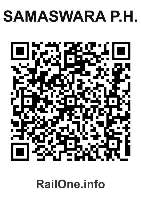 RailOne QR Code for Samaswara P.h. station