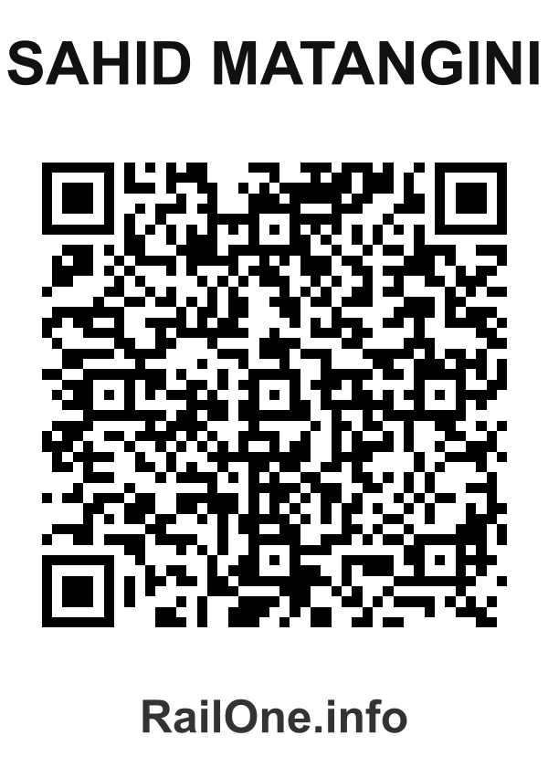 RailOne QR Code for Sahid Matangini station