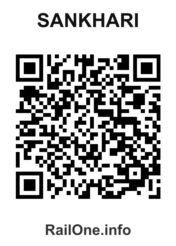 RailOne QR Code for Sankhari station