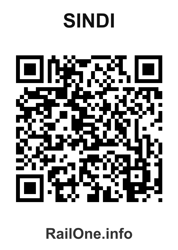RailOne QR Code for Sindi station