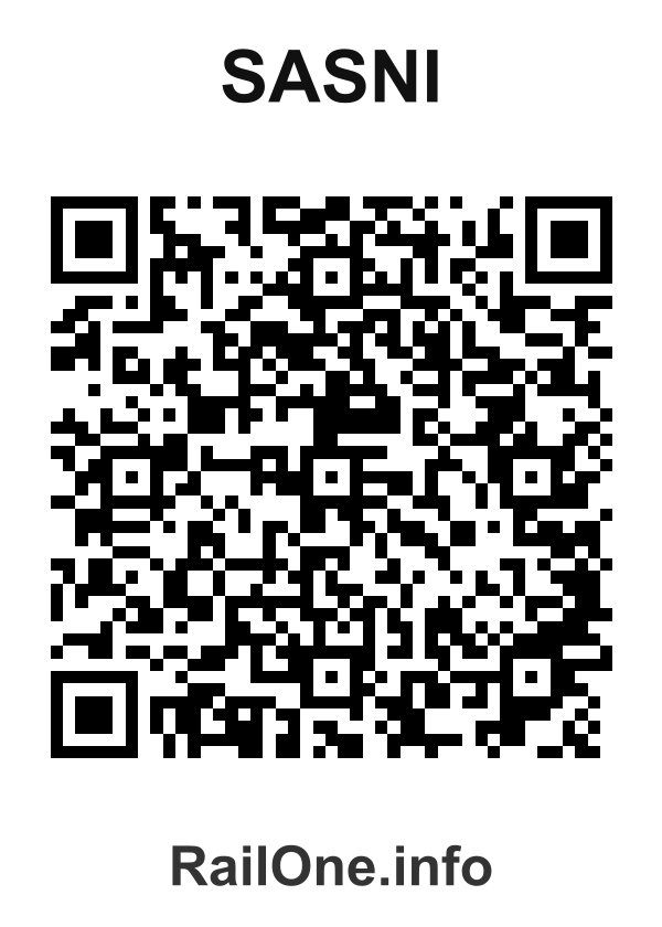 RailOne QR Code for Sasni station