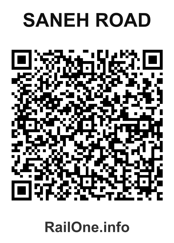RailOne QR Code for Saneh Road station