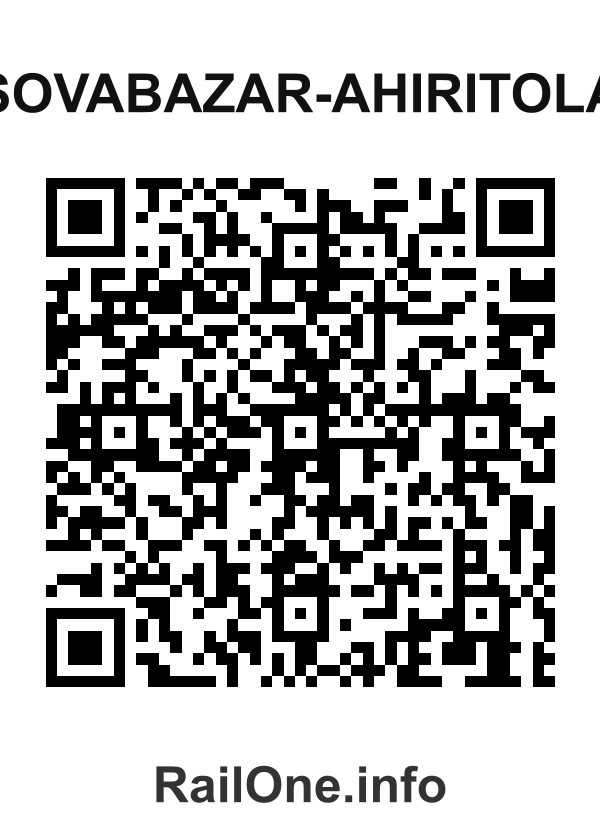RailOne QR Code for Sovabazar-ahiritola station