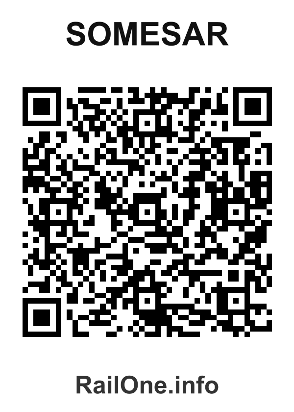 RailOne QR Code for Somesar station
