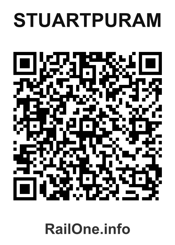 RailOne QR Code for Stuartpuram station